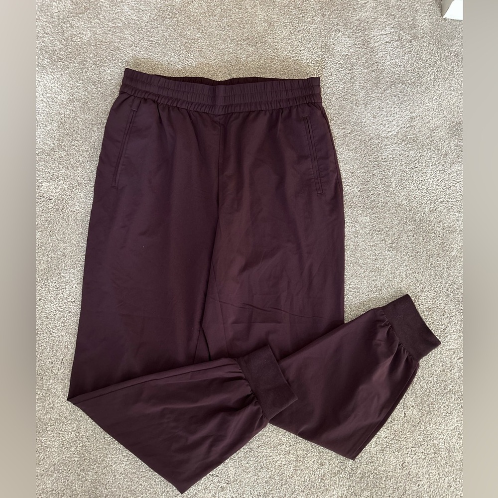Banana Republic Factory AirStretch Maroon Joggers